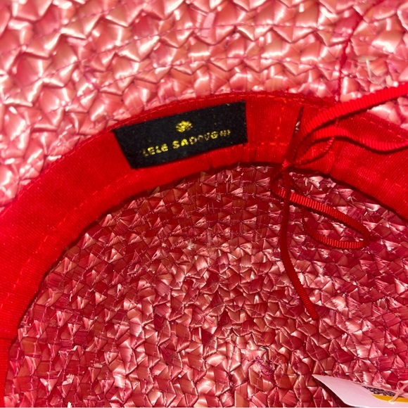 Lele Sadoughi Straw Confetti Bucket Hat - Picture 6 of 6